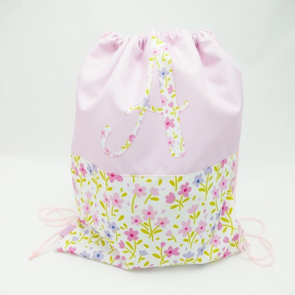 Mochila cuerdas personalizable - flores de colores