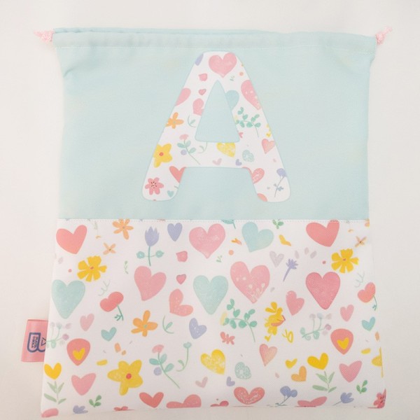 Bolsa de lona fina - corazones